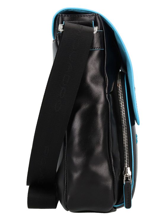 Piquadro Blue Square Messenger Læder 37 cm rum til bærbar computer