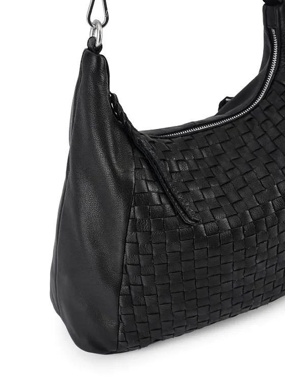 FredsBruder Calm Weave Bolsa de hombro Piel natural 38 cm