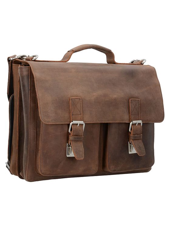 Leonhard Heyden Salisbury dokumentmappe læder 39 cm rum til bærbar computer