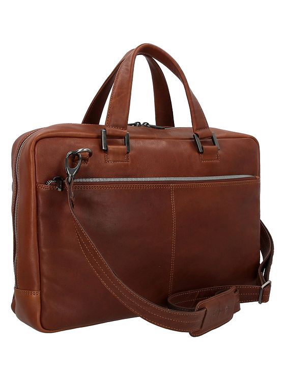 Plevier Vintage Bill Dokumenttaske Læder 40 cm Laptoprum