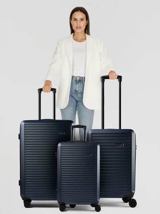 NOWI Grand Canaria 4-Rollen Kofferset 3tlg. mit Doppelrollen