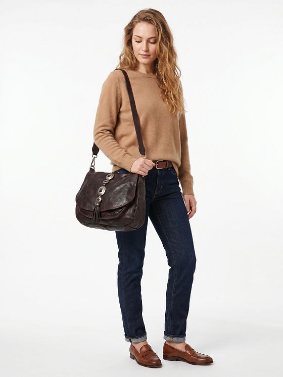 Campomaggi Rosanna Skuldertaske Læder 27 cm