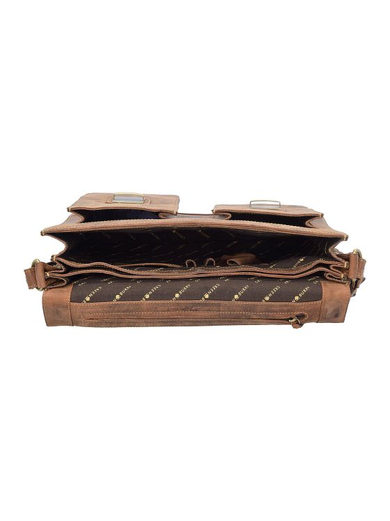 Greenburry Vintage dokumentmappe i læder 40 cm