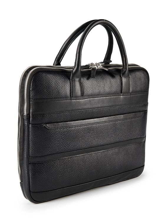 Guess Monaco Portfölj Läder 38 cm Laptopfack Guess Monaco Portfölj Läder 38 cm Laptopfack