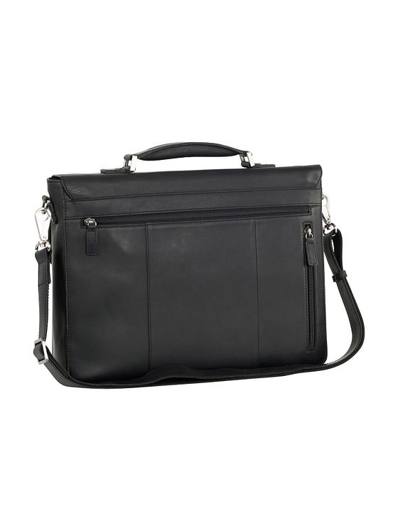 Leonhard Heyden Ottawa Messenger RFID kožená přihrádka na notebook 38 cm