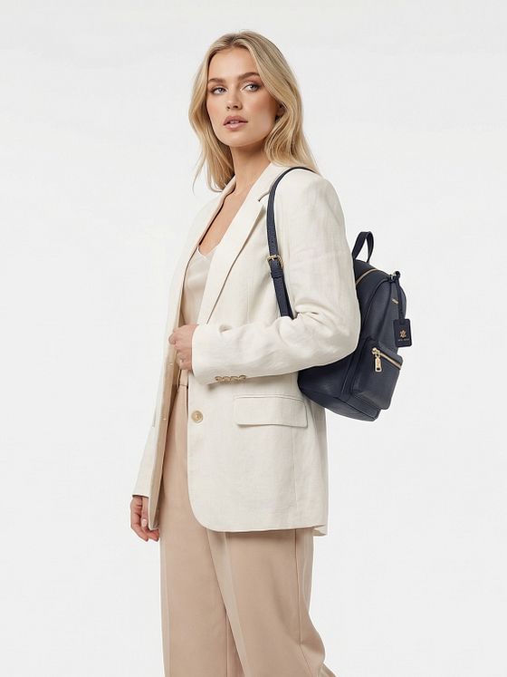 Lazarotti Bologna Leather City-rygsæk Læder 27 cm