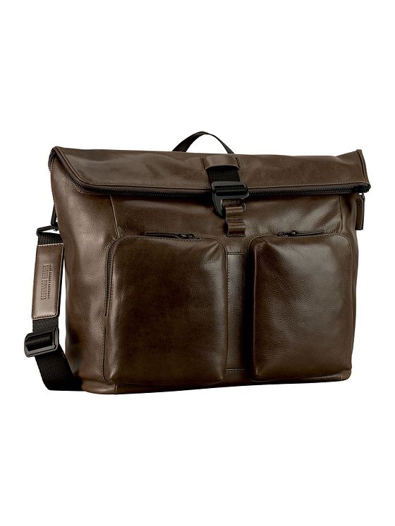 Leonhard Heyden Porto Messenger-taske Læder 38 cm