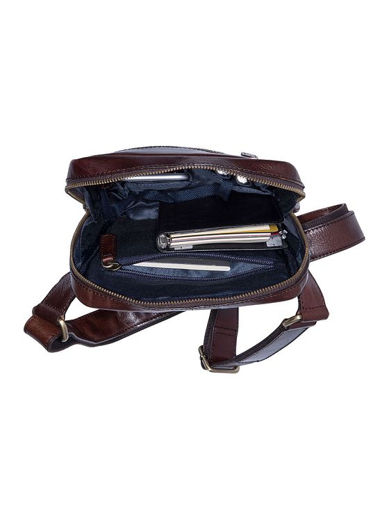 Leonhard Heyden Cambridge skuldertaske i læder 18 cm