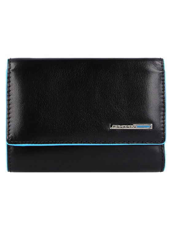 Piquadro Blå firkantet pung RFID-læder 12 cm