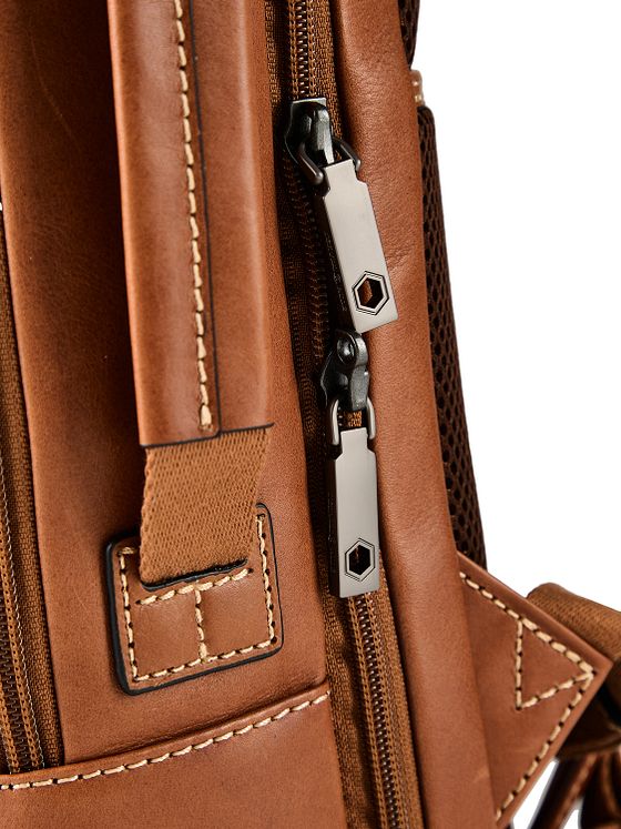 Jekyll & Hide Business batoh RFID ochrana Kůže 43 cm Kapsa na notebook