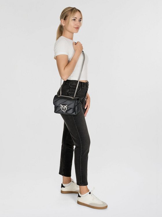 PINKO Love Puff Skuldertaske Læder 21 cm