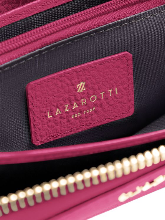 Lazarotti Bologna Leather XL Zip-Around Pung Læder 19 cm