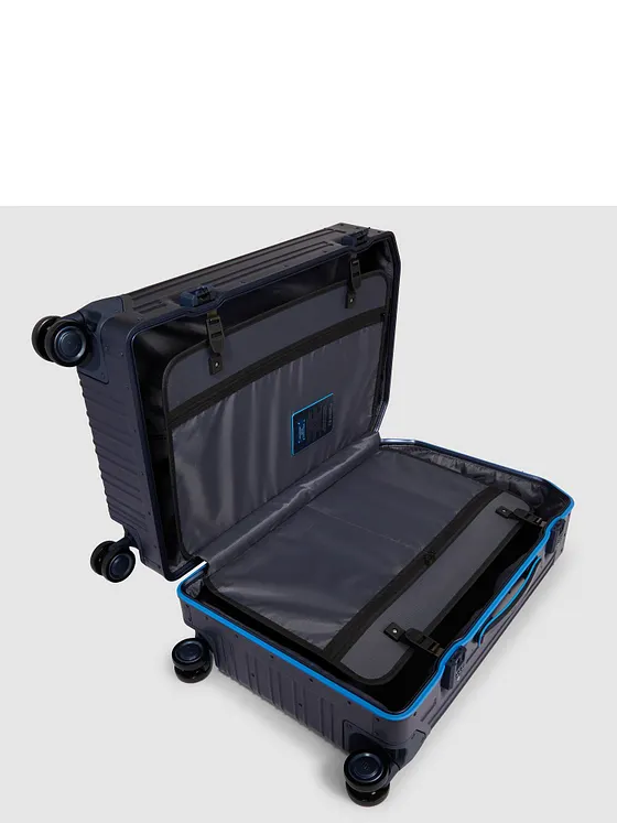 Piquadro Trolley PQ-Alub de 4 ruedas, de aluminio, 69 cm Piquadro Trolley PQ-Alub de 4 ruedas, de aluminio, 69 cm