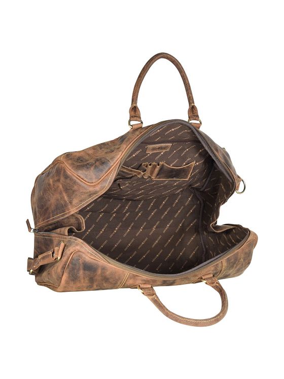 Greenburry Vintage rejsetaske i læder 42 cm