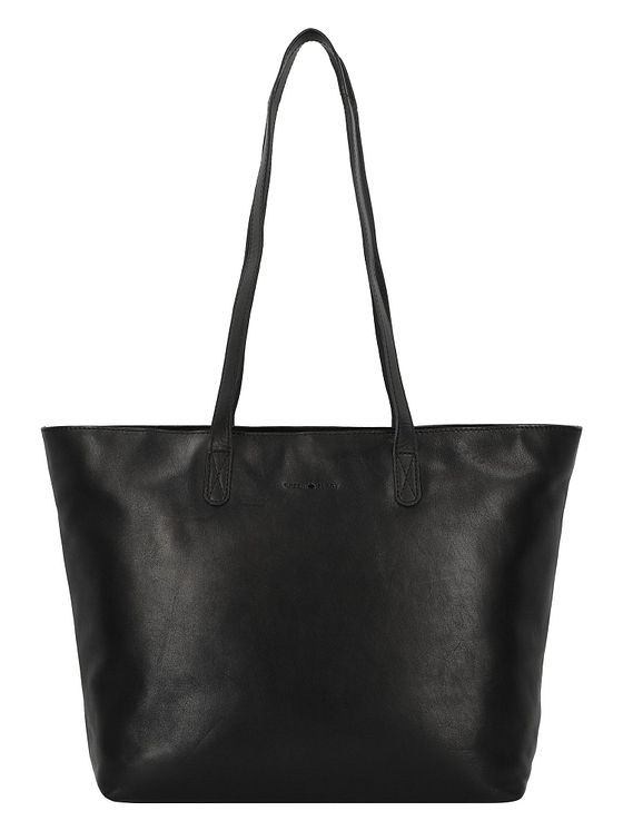 Greenburry Pure Black Shopper-taske Læder 35 cm Laptoprum Greenburry Pure Black Shopper-taske Læder 35 cm Laptoprum