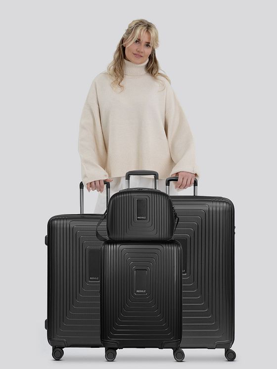 Redolz Essentials 14 4-hjulet kuffertsæt + beautycase 4 stk. med stretchfold