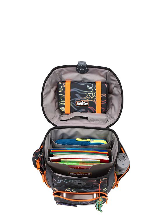 Scout Genius Exklusiv Safety Light Skoleransel-sæt