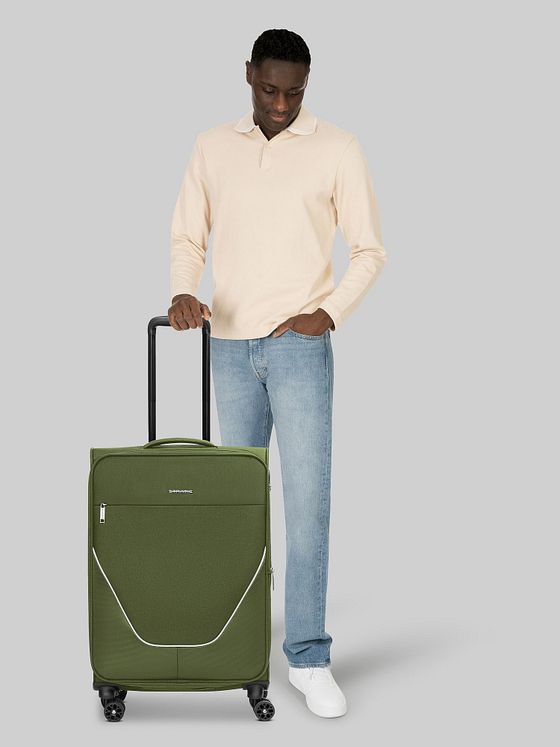 Stratic taska 4-hjuls trolley M 65 cm med ekspansionsfold Stratic taska 4-hjuls trolley M 65 cm med ekspansionsfold