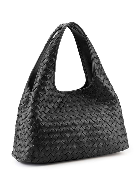 LES VISIONNAIRES Paz Weave Silky Skuldertaske Læder 42 cm