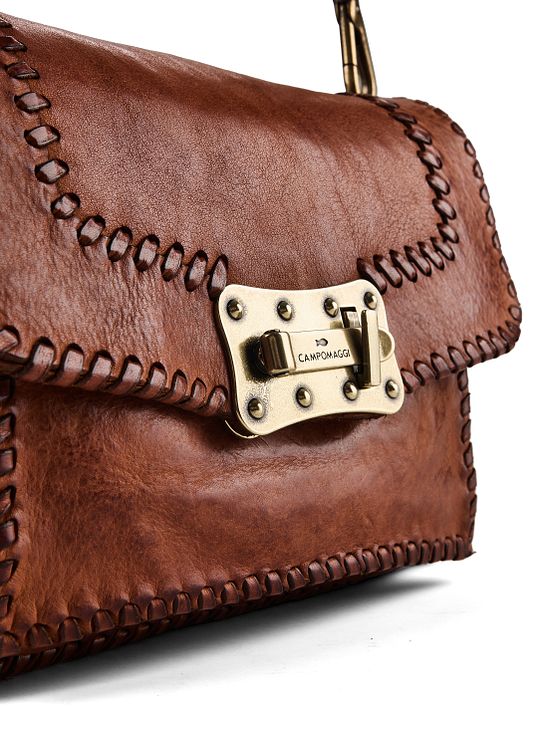 Campomaggi Agnese Bolsa de hombro S Piel natural 22 cm Campomaggi Agnese Bolsa de hombro S Piel natural 22 cm