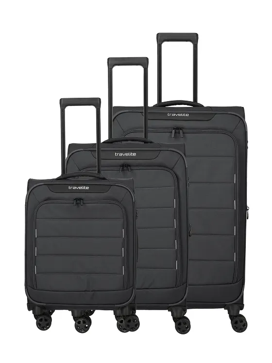 Travelite Skaii 4-pyöräinen Matkalaukkusetti 3-osainen Laajennettava Travelite Skaii 4-pyöräinen Matkalaukkusetti 3-osainen Laajennettava