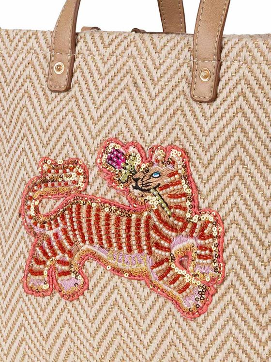 Oilily Zigzag Stripe Nákupní taška 22 cm