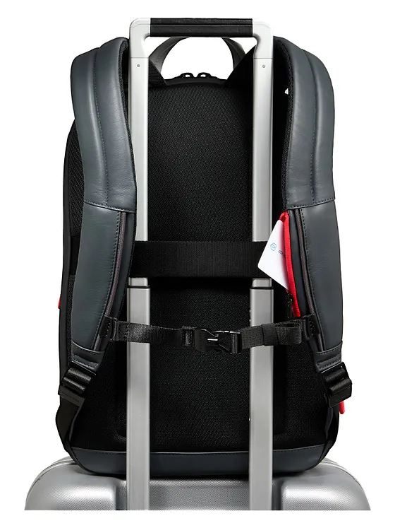 Piquadro Zaino Daypack Læder 42 cm Laptoprum