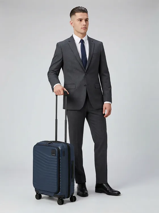 Samsonite Intuo 4-hjulet Håndbagage 55 cm Laptoprum med ekspansion Samsonite Intuo 4-hjulet Håndbagage 55 cm Laptoprum med ekspansion