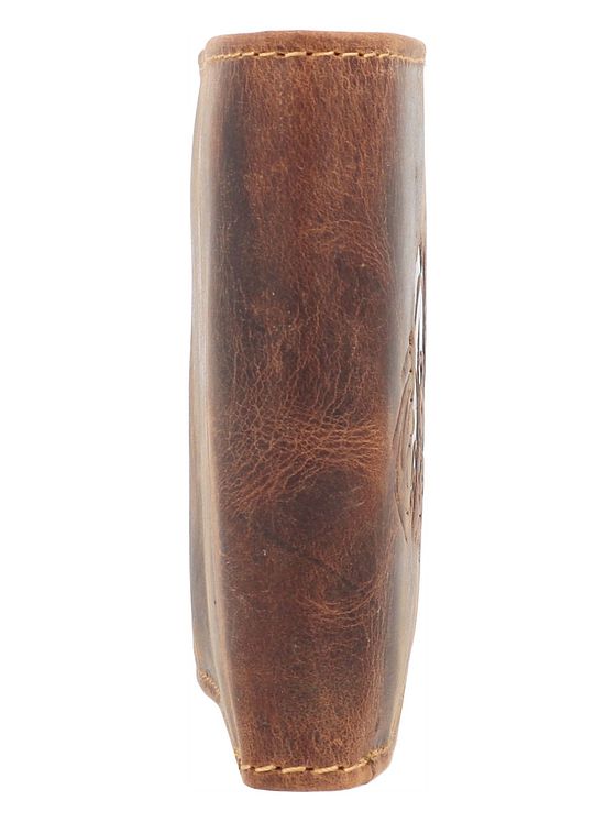 Greenburry Vintage peněženka s reliéfem ryby z kůže 12 cm