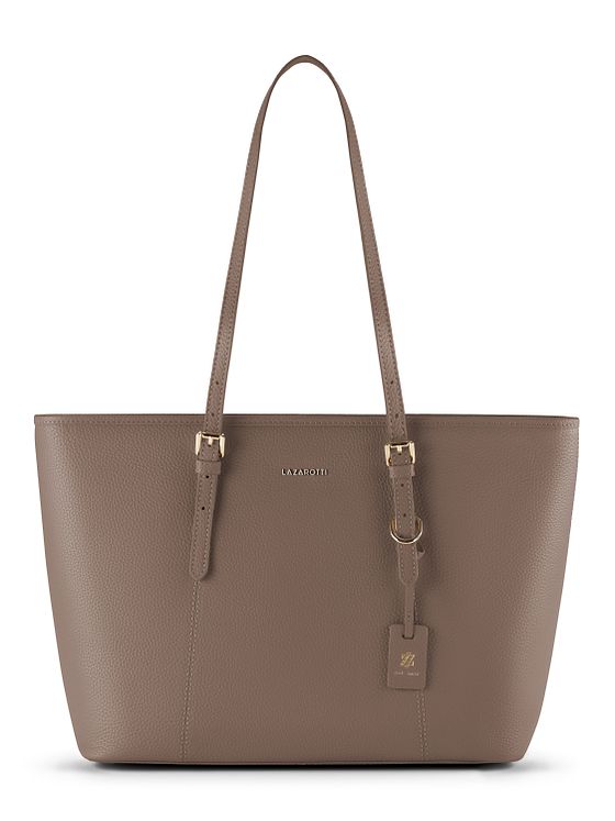 Lazarotti Bologna læder XL shopper taske læder 35 cm