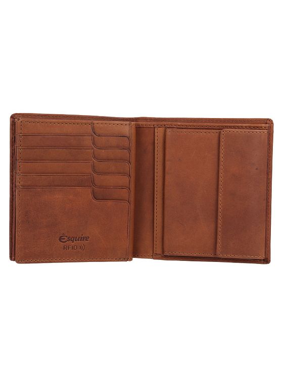 Esquire Dallas Pung RFID-beskyttelse Læder 11 cm