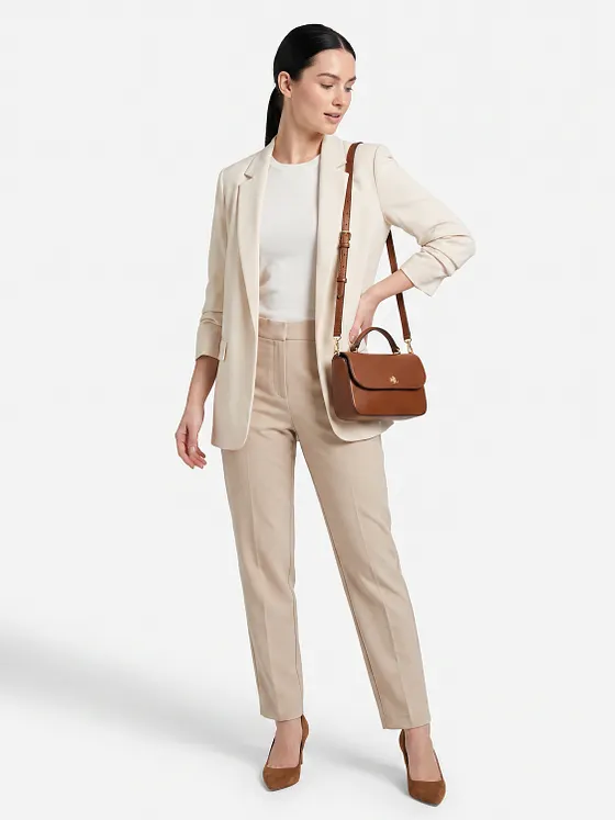 Lauren Ralph Lauren Marcy Bolso Piel natural 20.5 cm Lauren Ralph Lauren Marcy Bolso Piel natural 20.5 cm