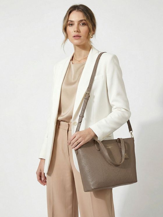 Lazarotti Bologna Kožená nákupní taška Crossbody Leather 31 cm