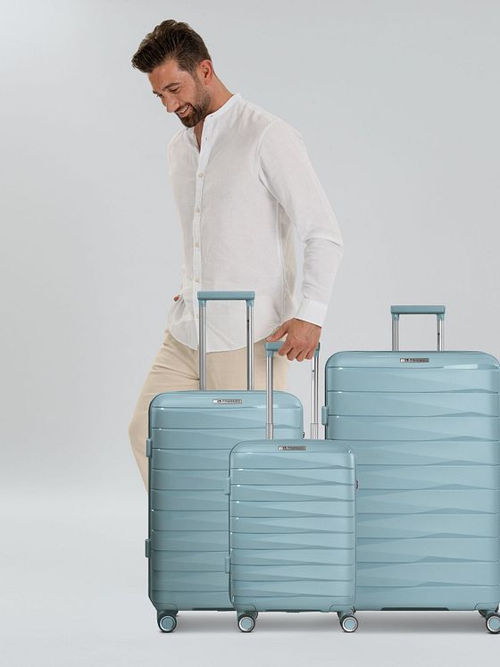 Franky London 4 hjul Kuffert 3-delt med strækfold