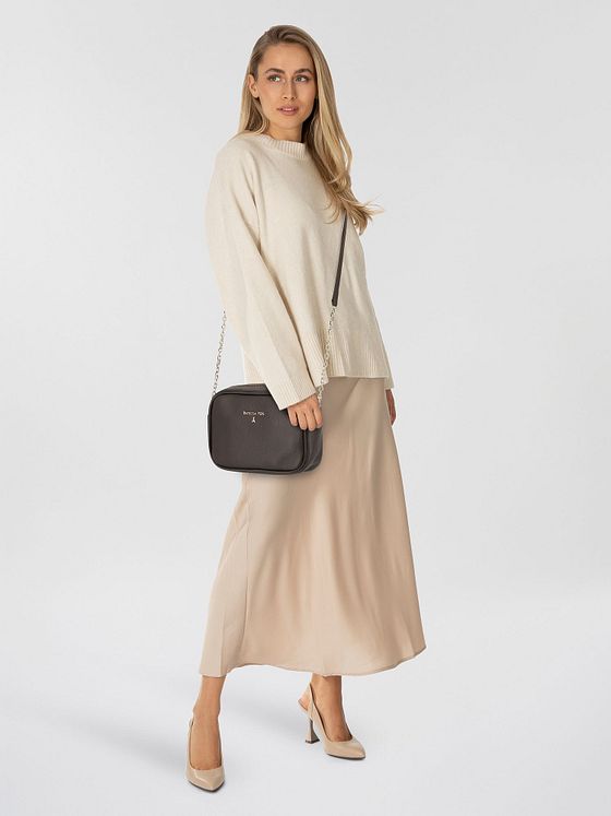 Patrizia Pepe Skuldertaske i læder 20 cm Patrizia Pepe Skuldertaske i læder 20 cm