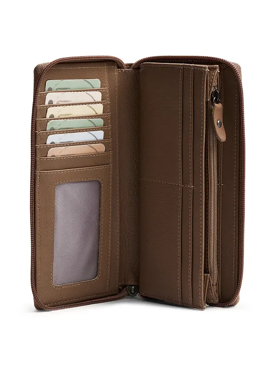 The Chesterfield Brand Mirelle Cartera Bloqueo RFID Piel natural 19 cm The Chesterfield Brand Mirelle Cartera Bloqueo RFID Piel natural 19 cm