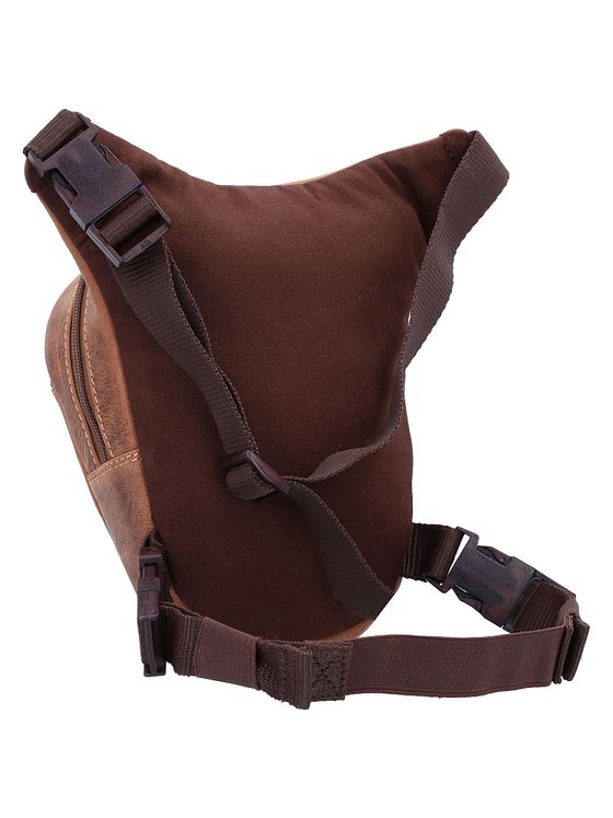 Greenburry Vintage biker bæltetaske læder 20 cm