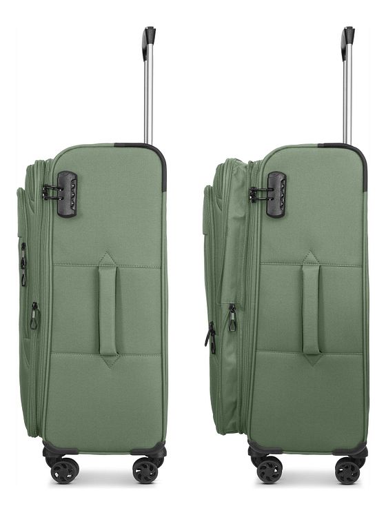 Franky Melbourne 3.0 4-hjulet kuffertsæt, 3-delt, med stretchfoldning