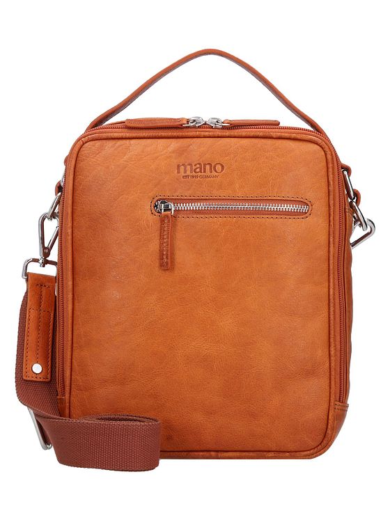 mano Don Pietro håndtaske i læder 25 cm