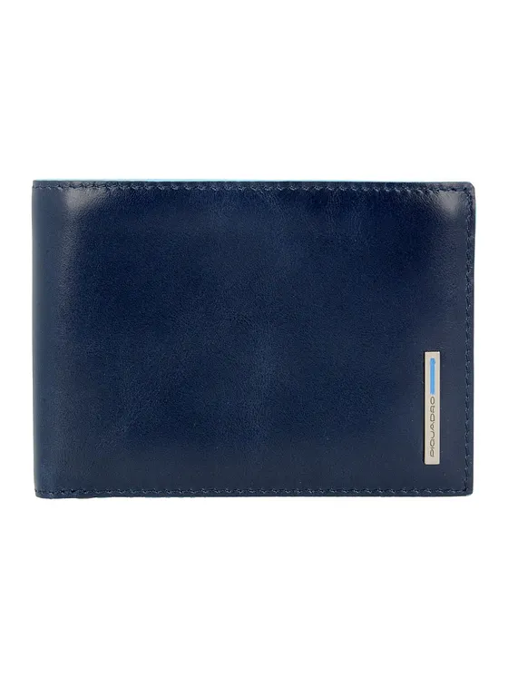 Piquadro Blue Square Cartera Piel natural 12.5 cm Piquadro Blue Square Cartera Piel natural 12.5 cm