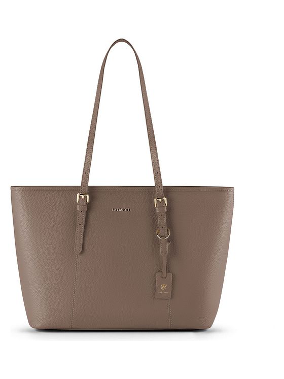 Lazarotti Bologna Leather Shopper-taske Læder 35 cm