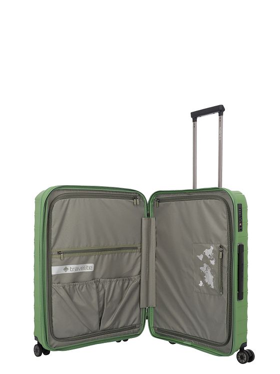 Travelite Mooby 4 hjul Trolley M 66 cm med strækfold