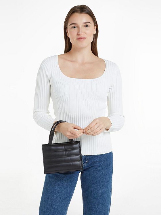 Calvin Klein Line Quilt Håndtaske 19.5 cm