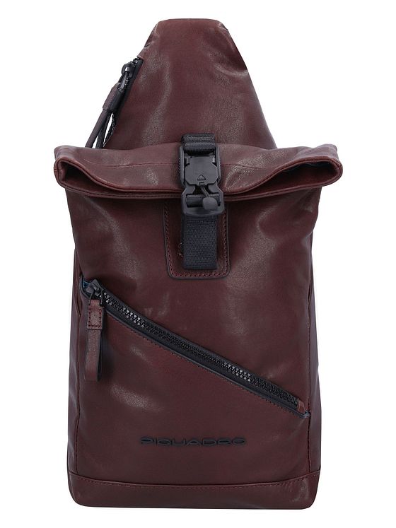 Piquadro Harper skuldertaske RFID læder 38 cm
