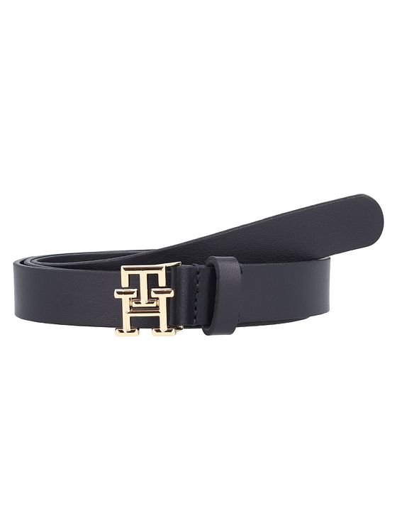 Tommy Hilfiger TH Logo Bælte Læder Tommy Hilfiger TH Logo Bælte Læder