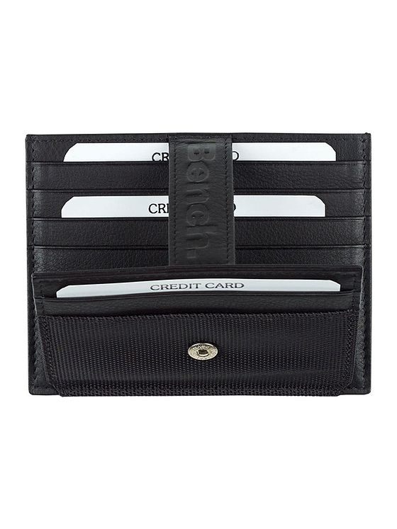 Bench Carbon kreditkortholder i læder 11 cm
