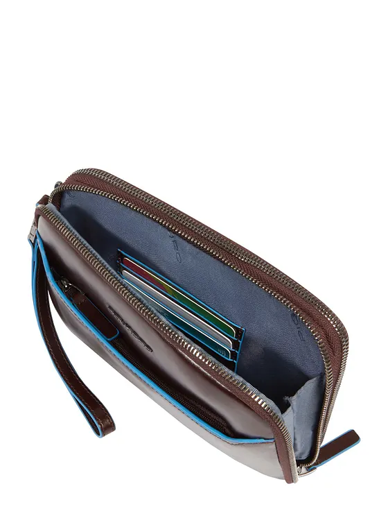 Piquadro Blue Square Clutch pung Læder 21 cm Piquadro Blue Square Clutch pung Læder 21 cm