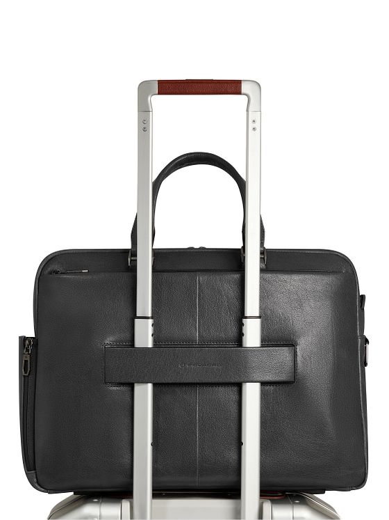 Piquadro Solm Dokumenttaske Læder 42 cm Laptoprum
