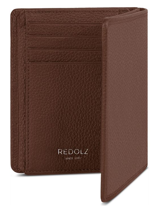 Redolz Leather Essentials HF-pung RFID-læder 9,5 cm, der kan foldes ud Redolz Leather Essentials HF-pung RFID-læder 9,5 cm, der kan foldes ud
