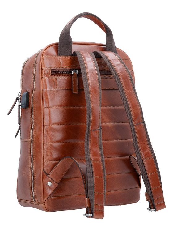 Picard Buddy-rygsæk i læder 39 cm med rum til bærbar computer